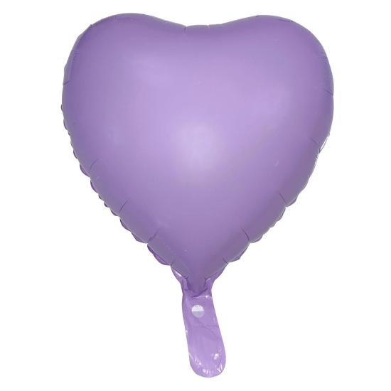 Toptan 18 inç Makaron Mor Kalp Folyo Balon