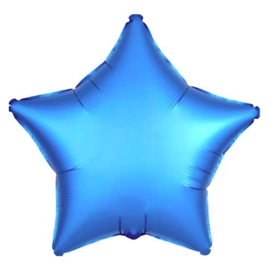 Toptan 18 inç Açık Mavi Yıldız Folyo Balon