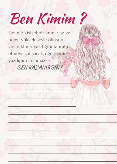Toptan Bride To Be Oyun Kartı
