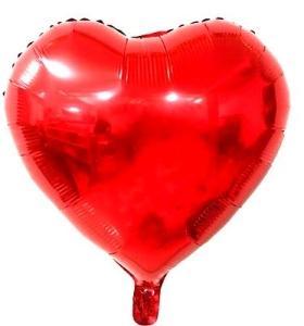 Toptan 24 inç Kırmızı Kalp Folyo Balon