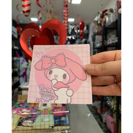 Toptan Kawaii Tasarımlı Memopad Kare Not Defteri