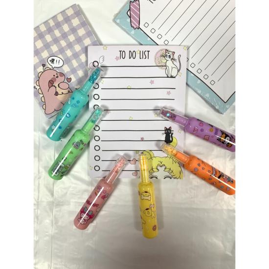 Toptan Kuromi Sanrio Fosforlu Kalem 6lı Set