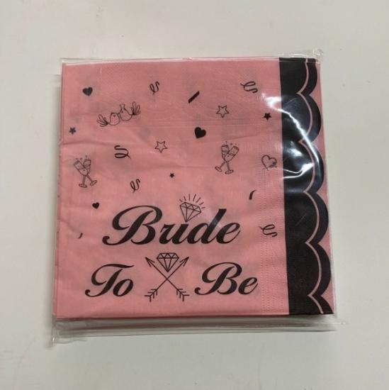Toptan Bride Temalı Peçete 16lı