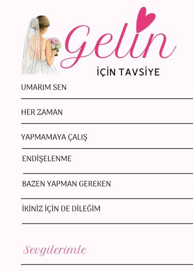 Toptan Bride To Be Oyun Kartı
