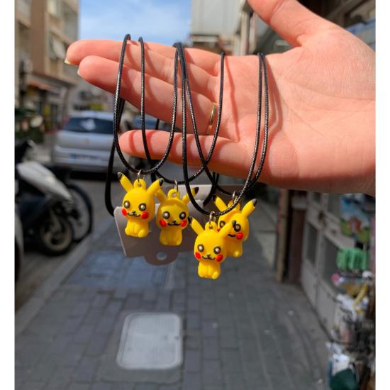 Toptan Arkadaş Kolye 2li Pikachu Pokemon