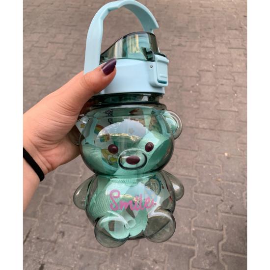 Toptan Şeffaf Tombul Ayıcık Matara