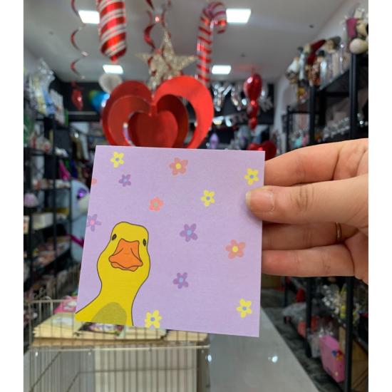 Toptan Kawaii Tasarımlı Memopad Kare Not Defteri