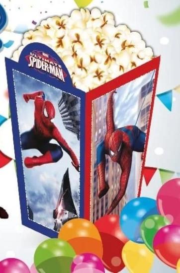 Toptan Mısır Kutusu 8li Baskılı Örümcek Adam