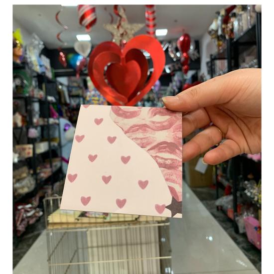 Toptan Kawaii Tasarımlı Memopad Kare Not Defteri