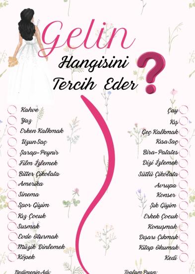 Toptan Bride To Be Oyun Kartı