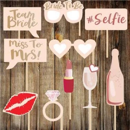 Toptan Konuşma Balonu Bride To Be 10 adet