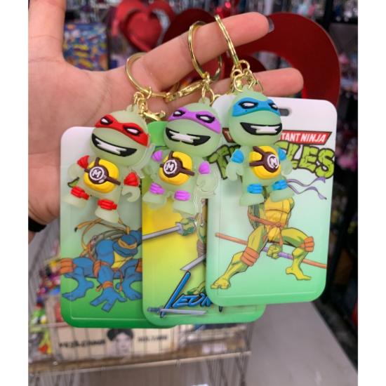 Toptan Kartlı Lüks Silikon Anahtarlık Ninja
