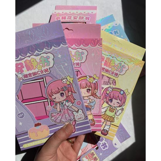 Toptan Pink Prenses World Kendin Yap 3D Maket Notebook DIY