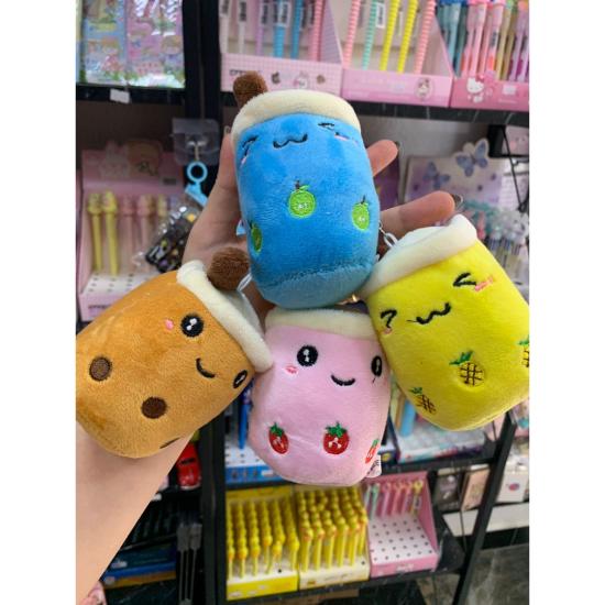 Toptan Bubble Tea Peluş Anahtarlık