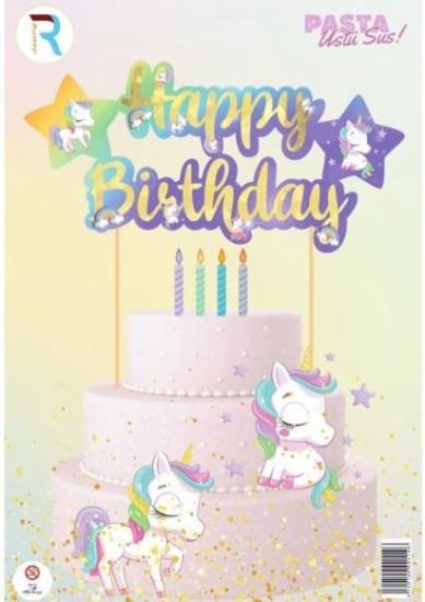 Toptan Pasta Bayrağı Unicorn