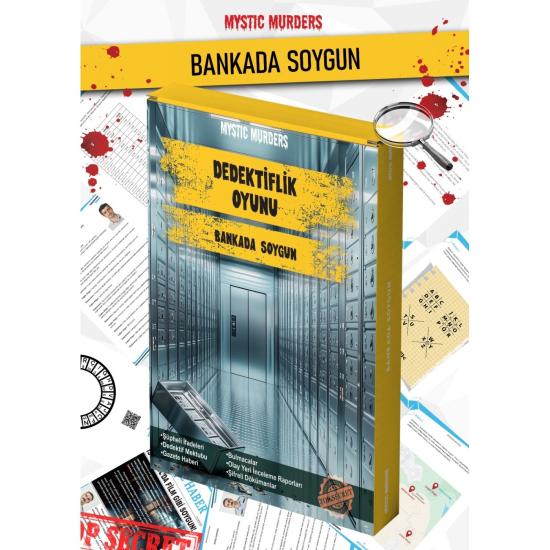 Toptan Dedektif Cinayet Çözme Oyunu-Bankada Soygun
