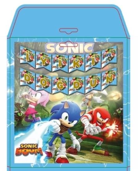 Toptan Sonic İyiki Doğdun Zarf Banner
