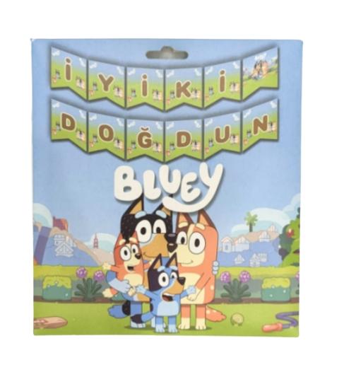Toptan Bluey İyiki Doğdun Zarf Banner