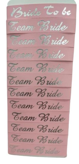 Toptan Bride Bileklik Gümüş 12 adet