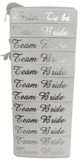 Toptan Bride Bileklik Gümüş 12 adet