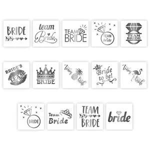Toptan Bride To Be Dövme Gümüş