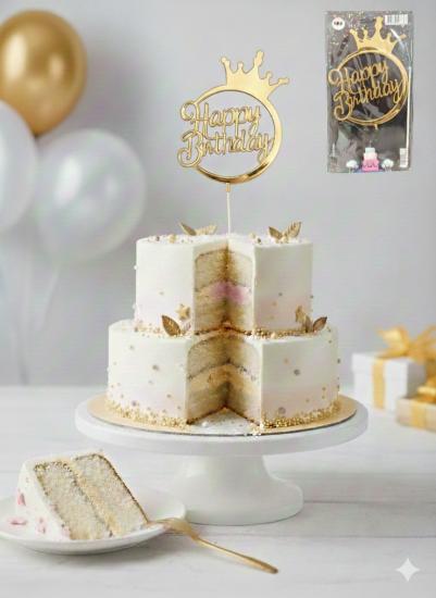 Toptan Pasta Üstü Happy Birthday