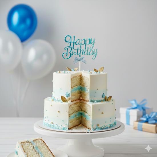 Toptan Pasta Üstü Happy Birthday