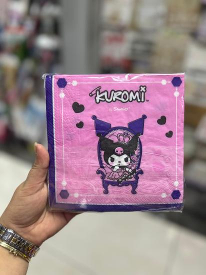 Toptan Kuromi Temalı Peçete 16lı