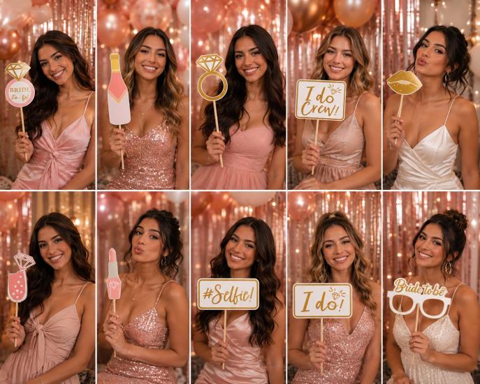 Toptan Konuşma Balonu Bride To Be 10 adet