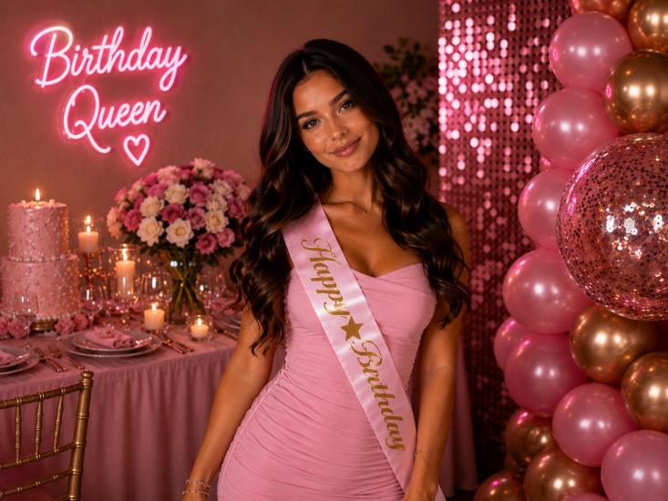 Toptan Happy Birthday Kuşak