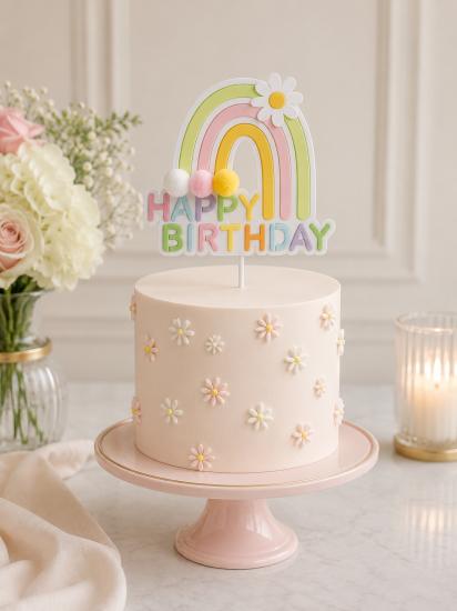 Toptan Pasta Üstü Happy Birthday