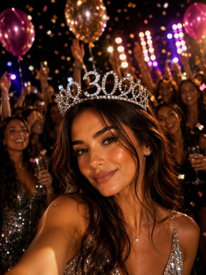 Toptan Taşlı Taç 18 Yaş Gümüş