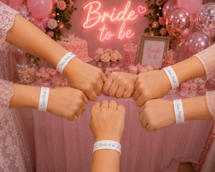 Toptan Bride Bileklik Gümüş Üzeri Gold  5 adet