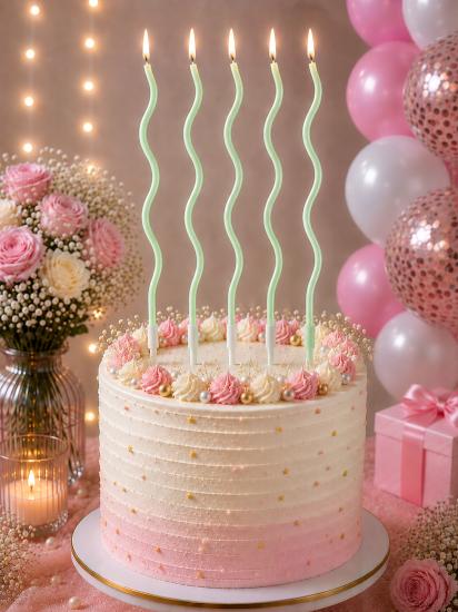 Toptan Spiralli Mum 6lı