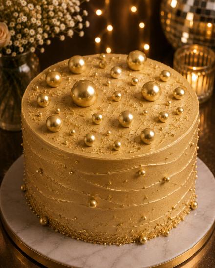 Toptan Pasta Topları 20 adet Gold