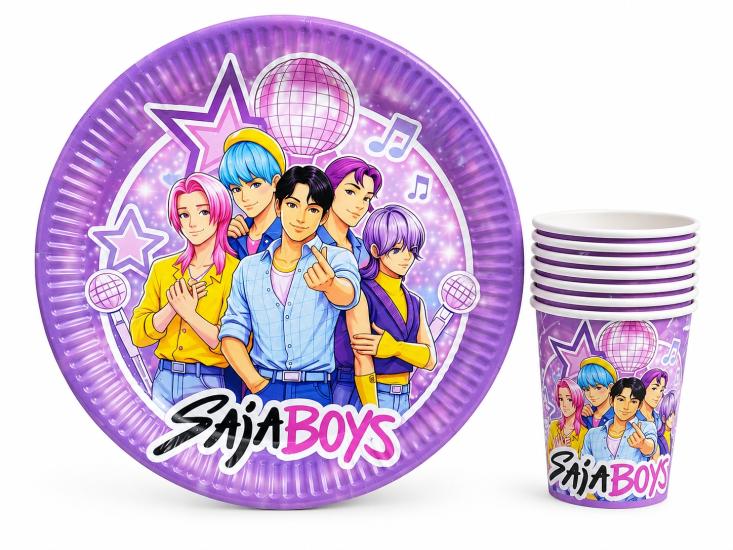Toptan Saja Boys Tabak Bardak 8li