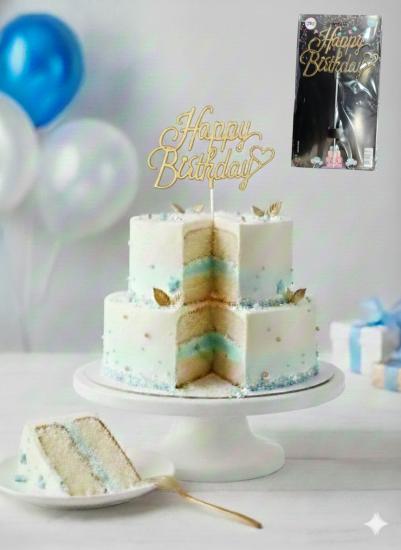 Toptan Pasta Üstü Happy Birthday
