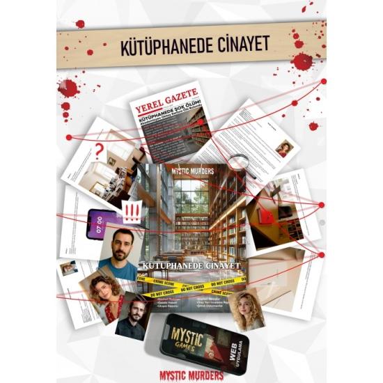 Toptan Dedektif Cinayet Çözme Oyunu-Kütüphanede Cinayet