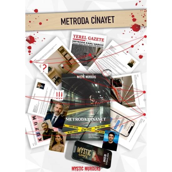 Toptan Dedektif Cinayet Çözme Oyunu-Metroda Cinayet
