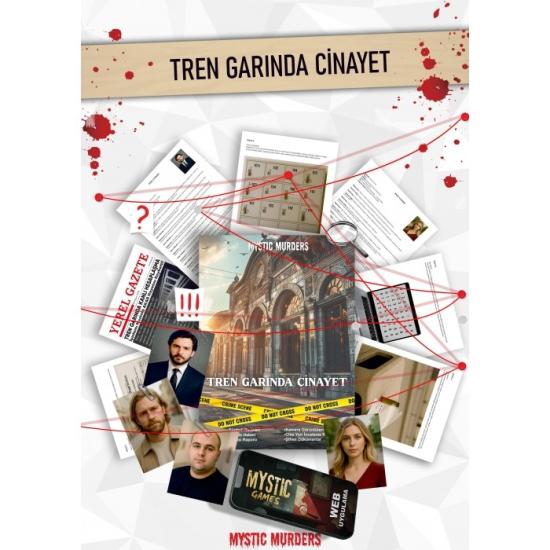 Toptan Dedektif Cinayet Çözme Oyunu-Tren Garında Cinayet