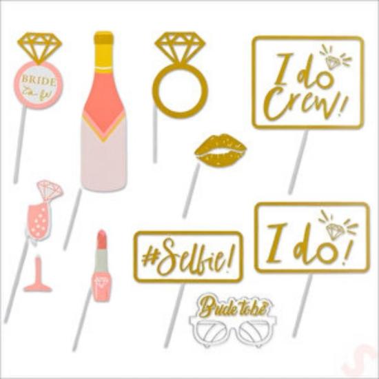 Toptan Konuşma Balonu Bride To Be 10 adet