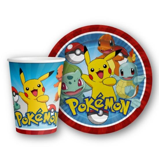 Toptan Pokemon Tabak Bardak 8li