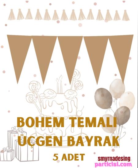 Bohem Retro Renklerde Flama