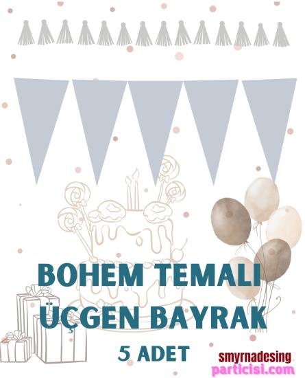 Bohem Retro Renklerde Flama