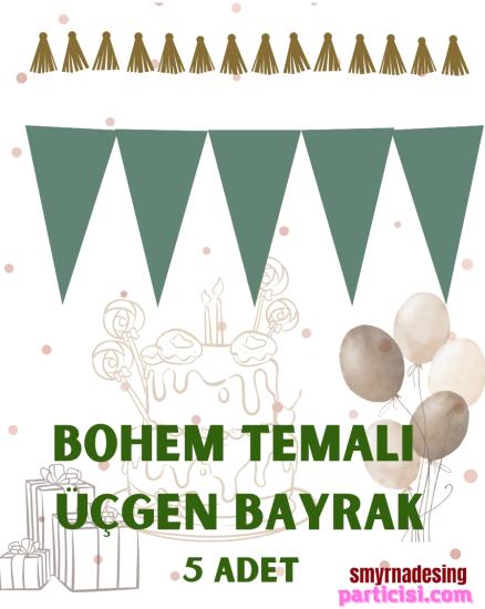 Bohem Retro Renklerde Flama