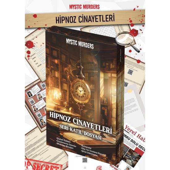 Toptan Dedektif Cinayet Çözme Oyunu-Hipnoz Cinayetleri