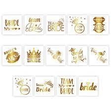 Toptan Bride To Be Dövme Gold