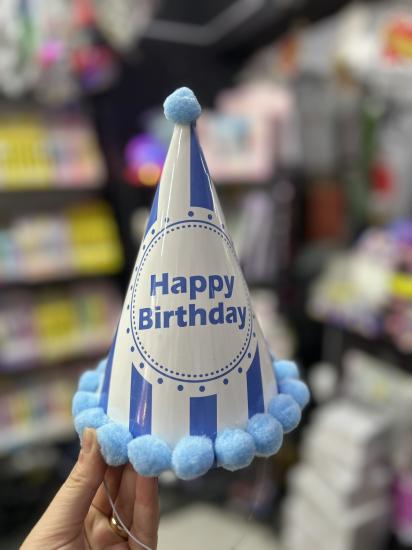 Toptan Happy Birthday Şapka 17 cm