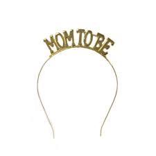 Toptan Metal Taç Mom To Be Gold