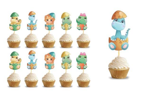 Toptan Pasta Kürdanı Lüks 10lu Baby Dino